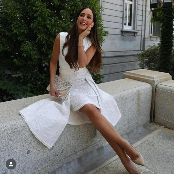 ZARA ATELIER EMBROIDERD CAPE SKIRT LIMITED EDITION - Picture 3 of 10